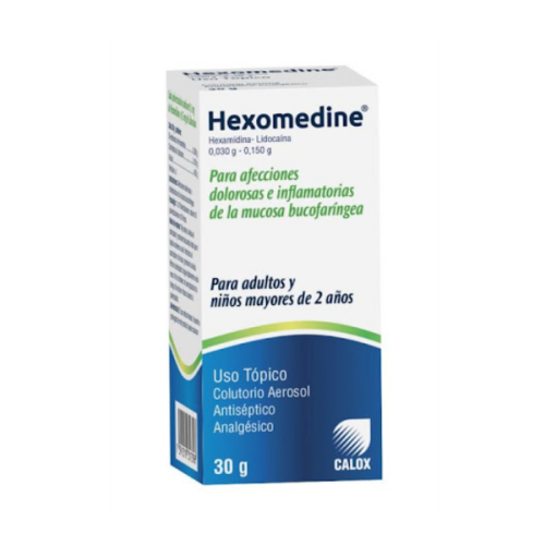 Hexomedine Aerosol 0.030/0.150g x 30gr - Calox