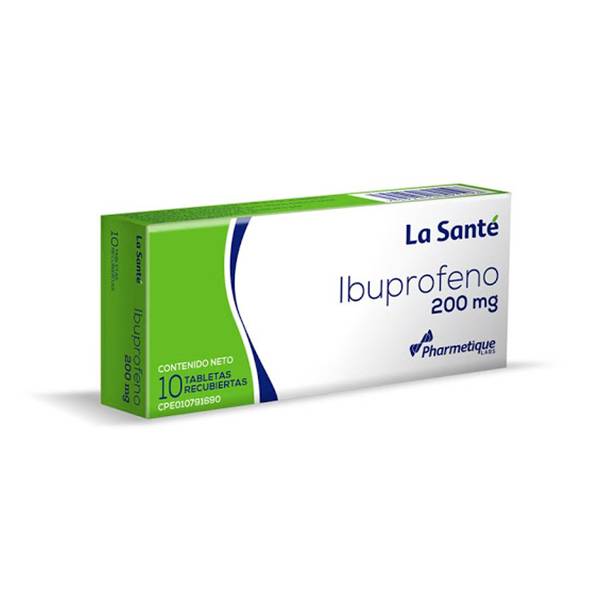 Ibuprofeno 200mg x 10 Tabletas - La Santé