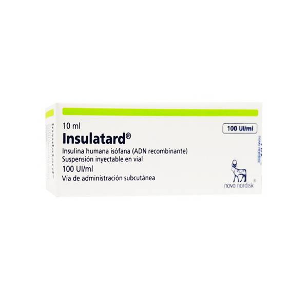 Insulatard Insulina Ampolla 100Ui/ml x 10ml - Novo Nordisk
