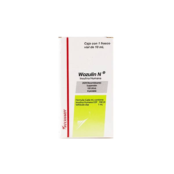 Insulina Isofana Ampolla 100Ui/ml I.V - Wockhardt