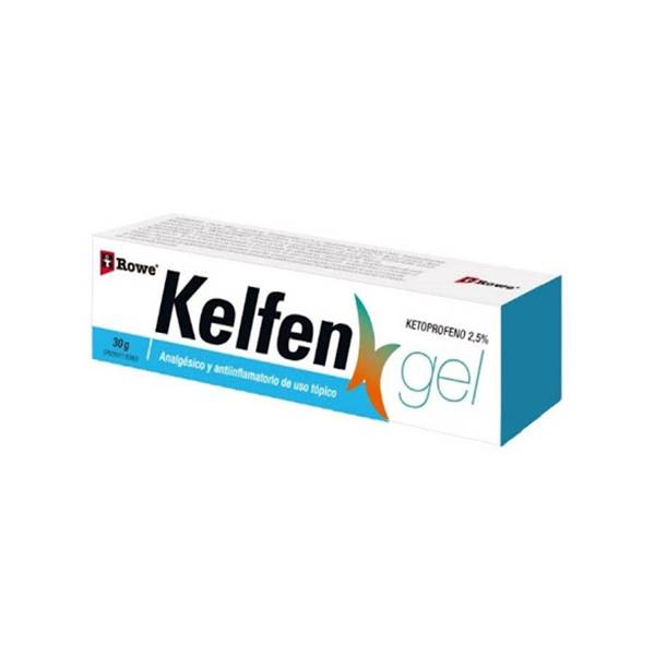 Kelfen Ketoprofeno 2.5% Gel x 30gr - Rowe