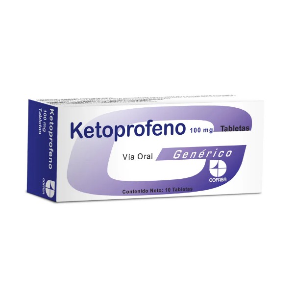 Ketoprofeno 100mg x 10 Tabletas - Cofasa