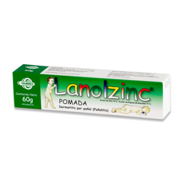 Lanolzinc Pomada 60gr - Valmorca