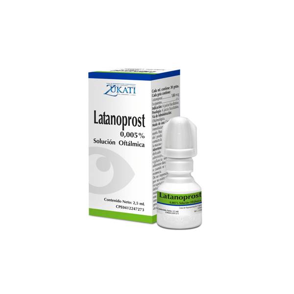 Latanoprost Solución Oftálmica 0.005% x 2.5ml - Zukati