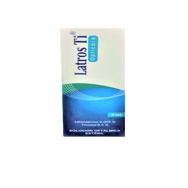Latros Ti Latanoprost+Timolol Solución Oftálmica x 3ml - Wellco