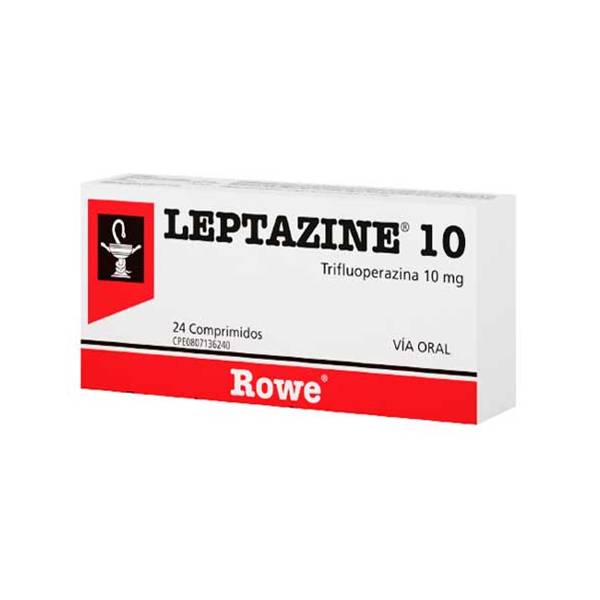 Leptazine Trifluoperazina 10mg x 24 Comprimidos - Rowe