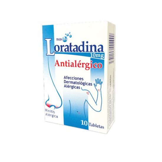 Loratadina 10mg x 10 Tabletas - Medigen - Farmadon - La Farmacia de la ...