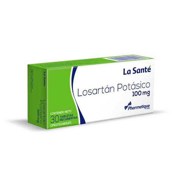 Losartán Potásico 100mg x 30 Tabletas - La Santé