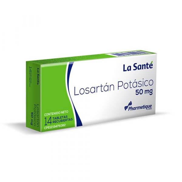 Losartán Potásico 50mg x 14 Tabletas - La Santé
