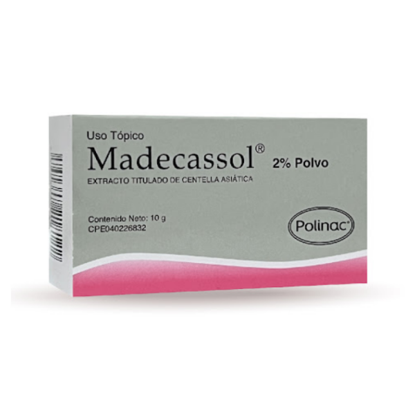 Madecassol Centella Asiática 2% Polvo x 10gr - Polinac