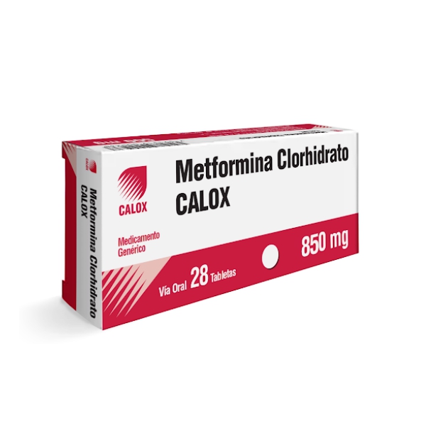 Metformina 850mg x 28 Tabletas - Calox