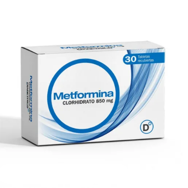 Metformina 850mg x 30 Tabletas - Procaps