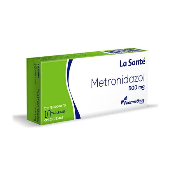 Metronidazol 500mg x 10 Tabletas - La Santé