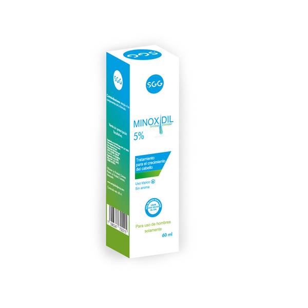 Minoxidil 5% Solución En Gotas 60ml - SGG
