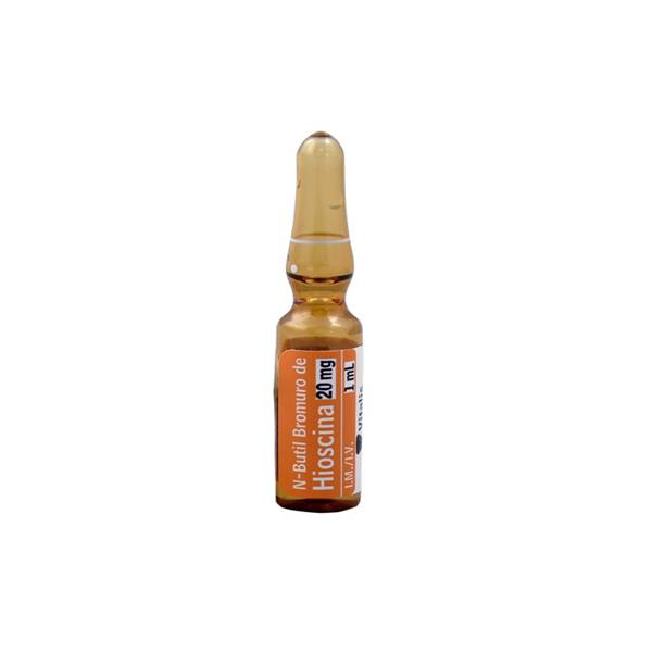 N-Butilbromuro De Hioscina Ampolla 20mg/1ml I.M/I.V - Vitalis
