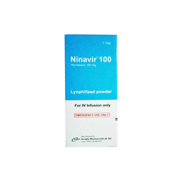 Ninavir RemdesivirAmpolla 100mg/I.V - Incepta