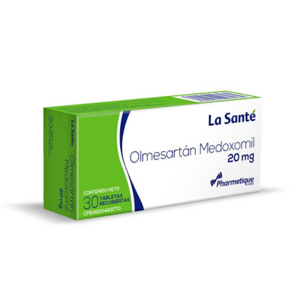 Olmesartán 20mg x 30 Tabletas - La Santé