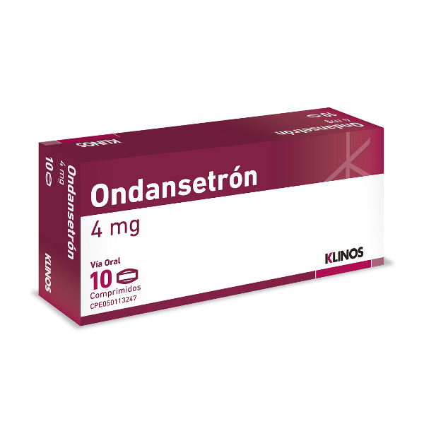Ondansetrón 4mg x 10 Comprimidos - Klinos