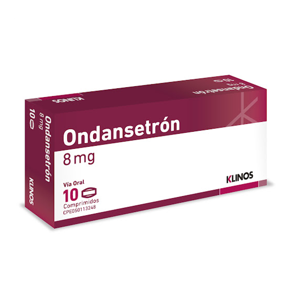 Ondansetrón 8mg x 10 Comprimidos - Klinos