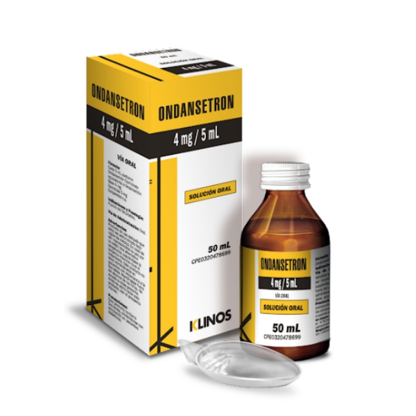 Ondansetrón Solución Oral 4mg/5ml X 50ml - Klinos