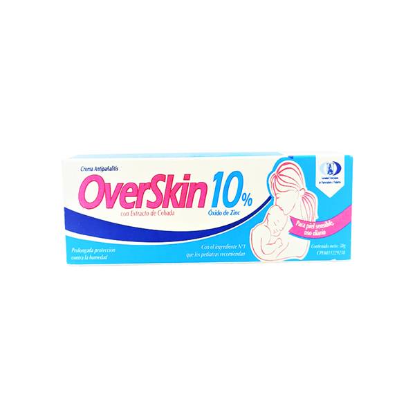 Overskin Óxido De Zinc 10% Crema 50gr - Ponce & Benzo