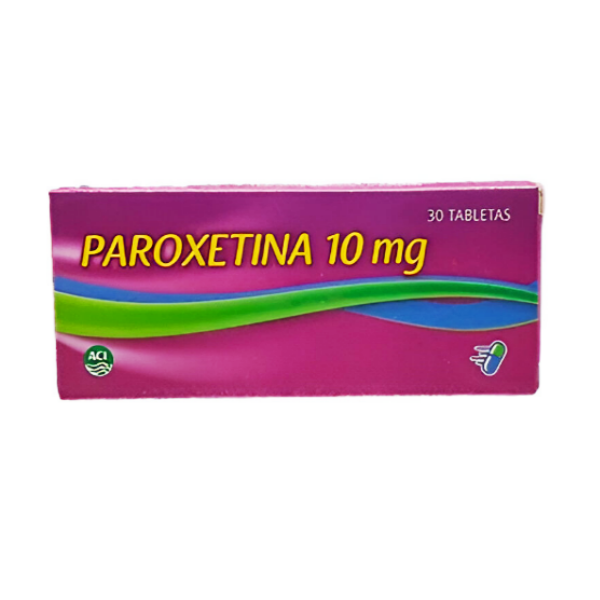 Parotin Paroxetina 10mg x 30 Tabletas Capsuven