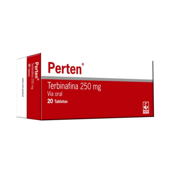 Perten Terbinafina 250mg x 20 Tabletas - Siegfried