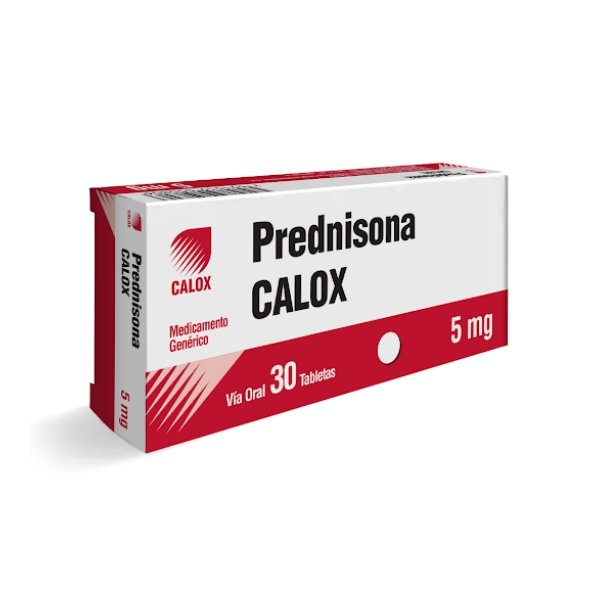 Prednisona 5mg x 30 Tabletas - Calox