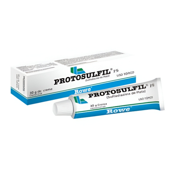 Protosulfil Sulfadiazina De Plata 1% Crema 30gr - Rowe