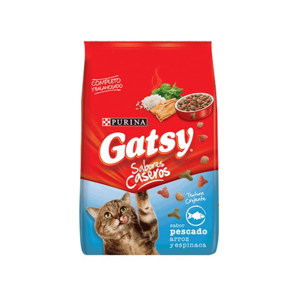 Purina Gatsy Pescado, Arroz y Espinaca 1 Kg