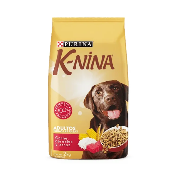 Purina K-NINA Adultos Carne, Cereales Y Arroz 2 Kg
