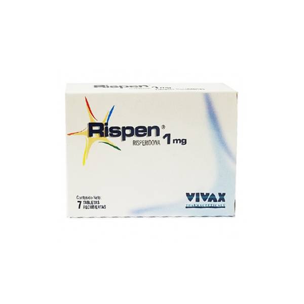 Rispen Risperidona 1mg x 7 Tabletas - Vivax