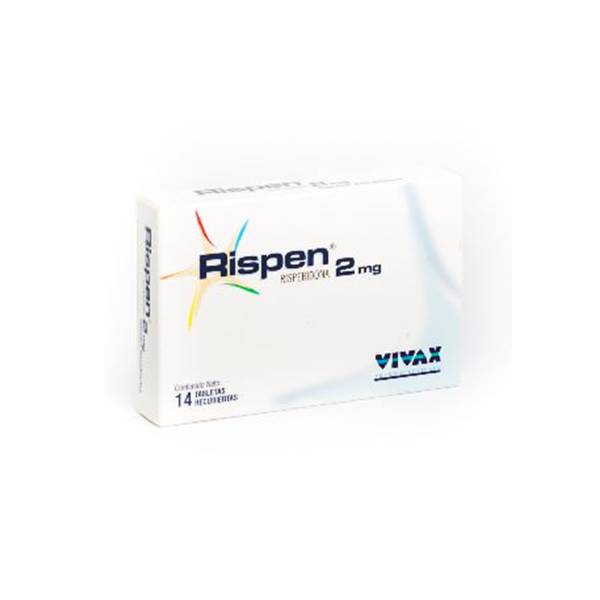 Rispen Risperidona 2mg x 14 Tabletas - Vivax