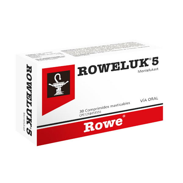 Roweluk Montelukast 5mg x 30 Comprimidos - Rowe