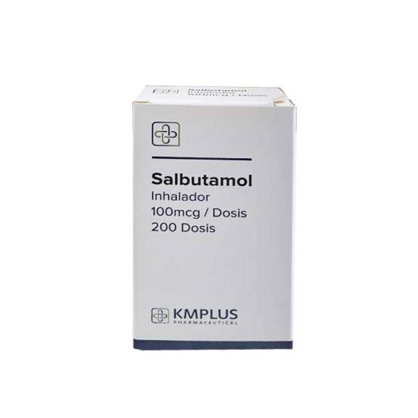 Salbutamol Inhalador 100mcg/200 Dosis - KMPLUS