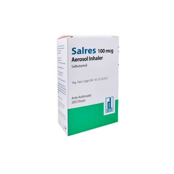 Salres Salbutamol Inhalador 100mcg/200 Dosis - Deva