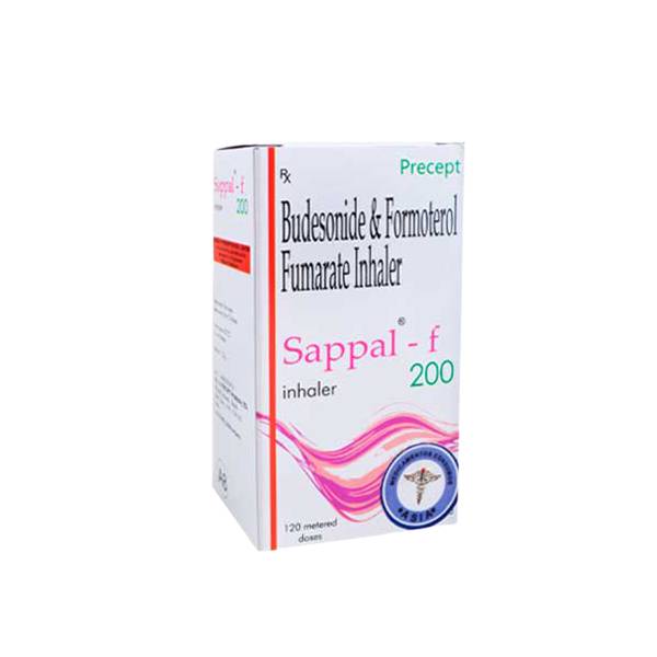 Sappal-F Budesonida+Formoterol Inhalador 200mcg/120 Dosis - Precept