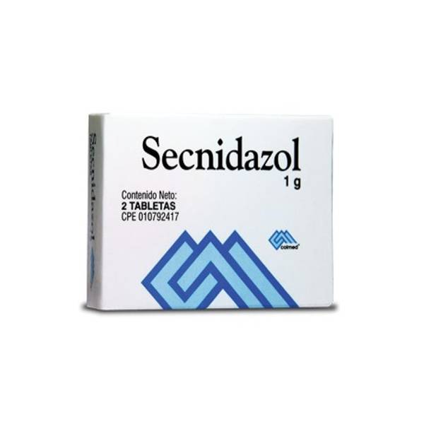 Secnidazol 1gr x 2 Tabletas - Colmed