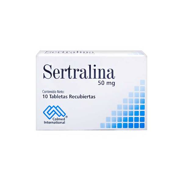 Sertralina 50mg x 10 Tabletas - Colmed