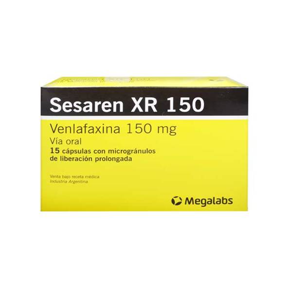 Sesaren XR Venlafaxina 150mg x 15 Cápsulas - Megalabs