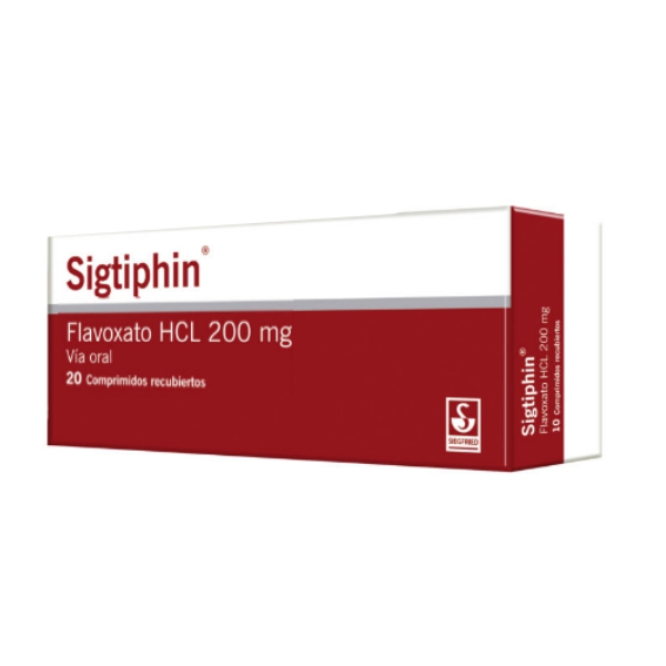 Sigtiphin Flavoxato 200mg x 20 Comprimidos - Siegfried