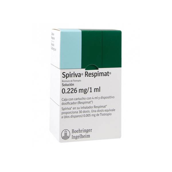 Spiriva Respimat Bromuro De Tiotropio Inhalador 2.5mcg/30 Dosis
