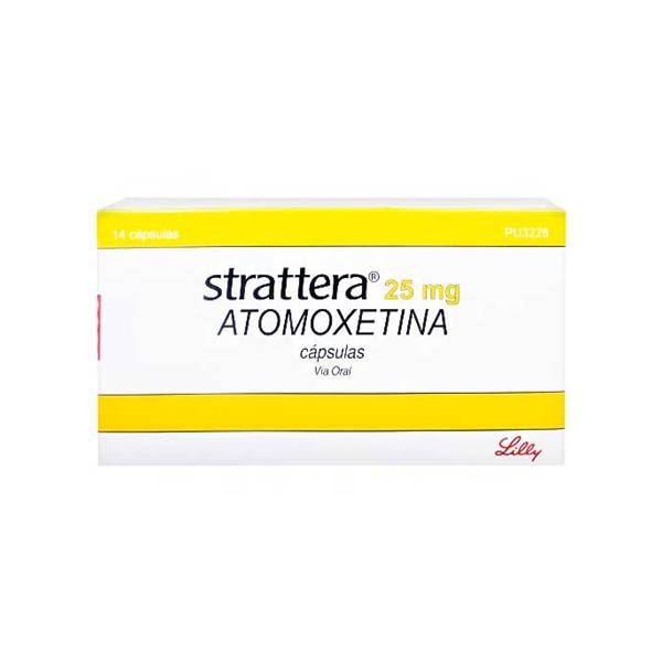 Strattera Atomoxetina 25mg x 14 Cápsulas - Lilly