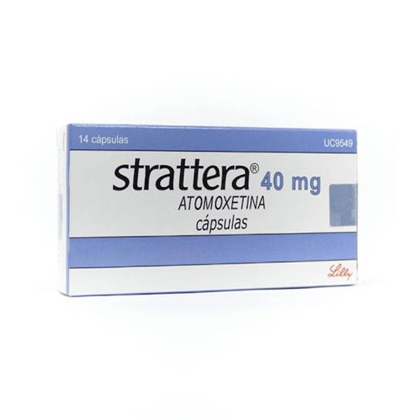 Strattera Atomoxetina 40mg x 14 Cápsulas - Lilly