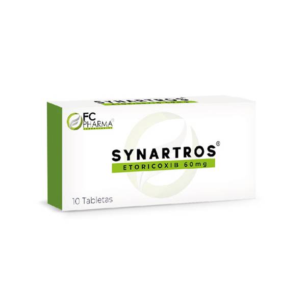 Synartros Etoricoxib 60mg x 10 Tabletas - FC Pharma