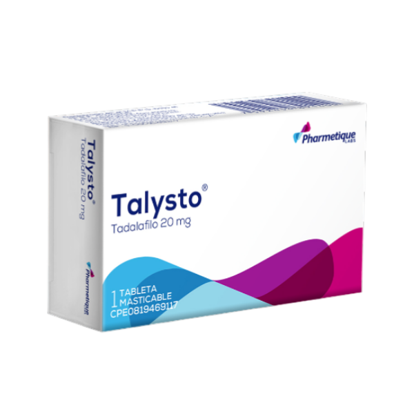 Talysto Tadalafilo 20mg x 1 Tabletas - Pharmetique