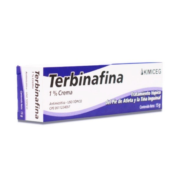 Terbinafina 1% Crema Tópica 15gr - Kimiceg