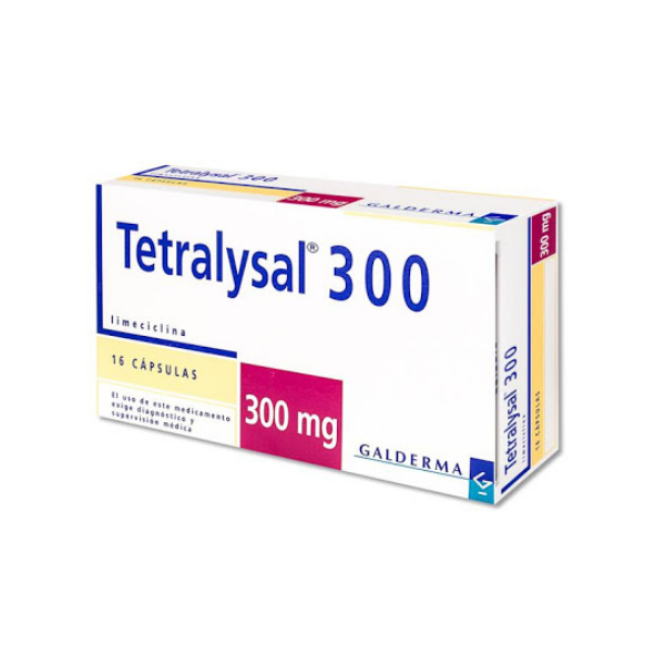Tetralysal (Limeciclina=Tetraciclina) 300mg x 16 Cápsulas - Galderma