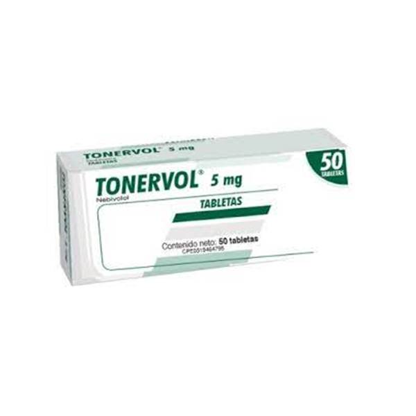 Tonervol Nebivolol 5mg x 50 Tabletas - Farma