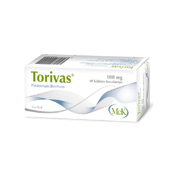 Torivas Bromuro de Pinaverio 100mg x 10 Tabletas - MCK